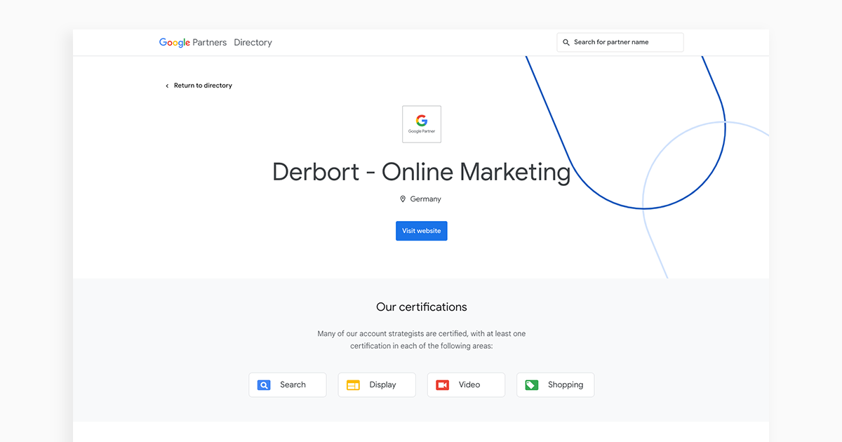 DERBORT - Online Marketing Google Partner