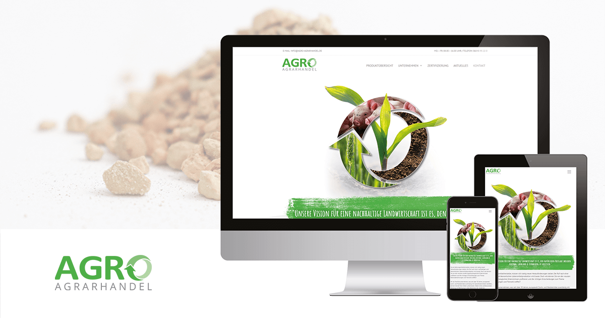 Kundenreferenz AGRO Webseite