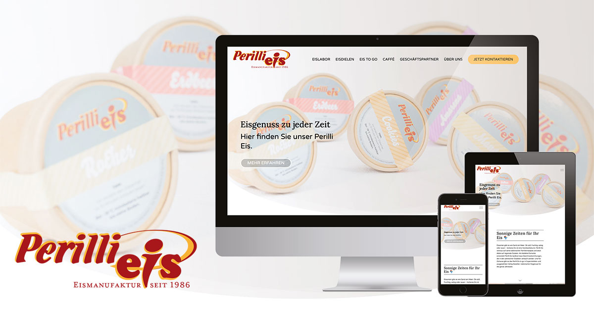 Kundenreferenz Perilli Webseite